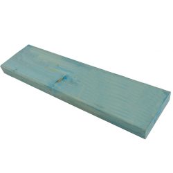 Tuin/wandplank - Blauw gebeitst - L 55 x B 15 cm Tuin/wandplank - Blauw gebeitst - L 55 x B 15 cm